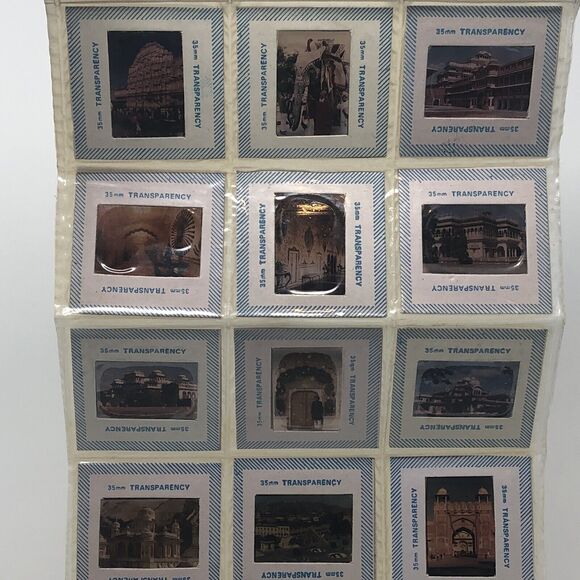 Vintage 35 mm Slides of Jaipur, India Lot of 24 Retro - Picture 3 of 12